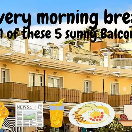Bahia La Caleta - Apartement With Sunny Balcony And Sea View Apartment